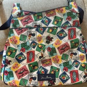 Vera Bradley, postage stamp crossbody